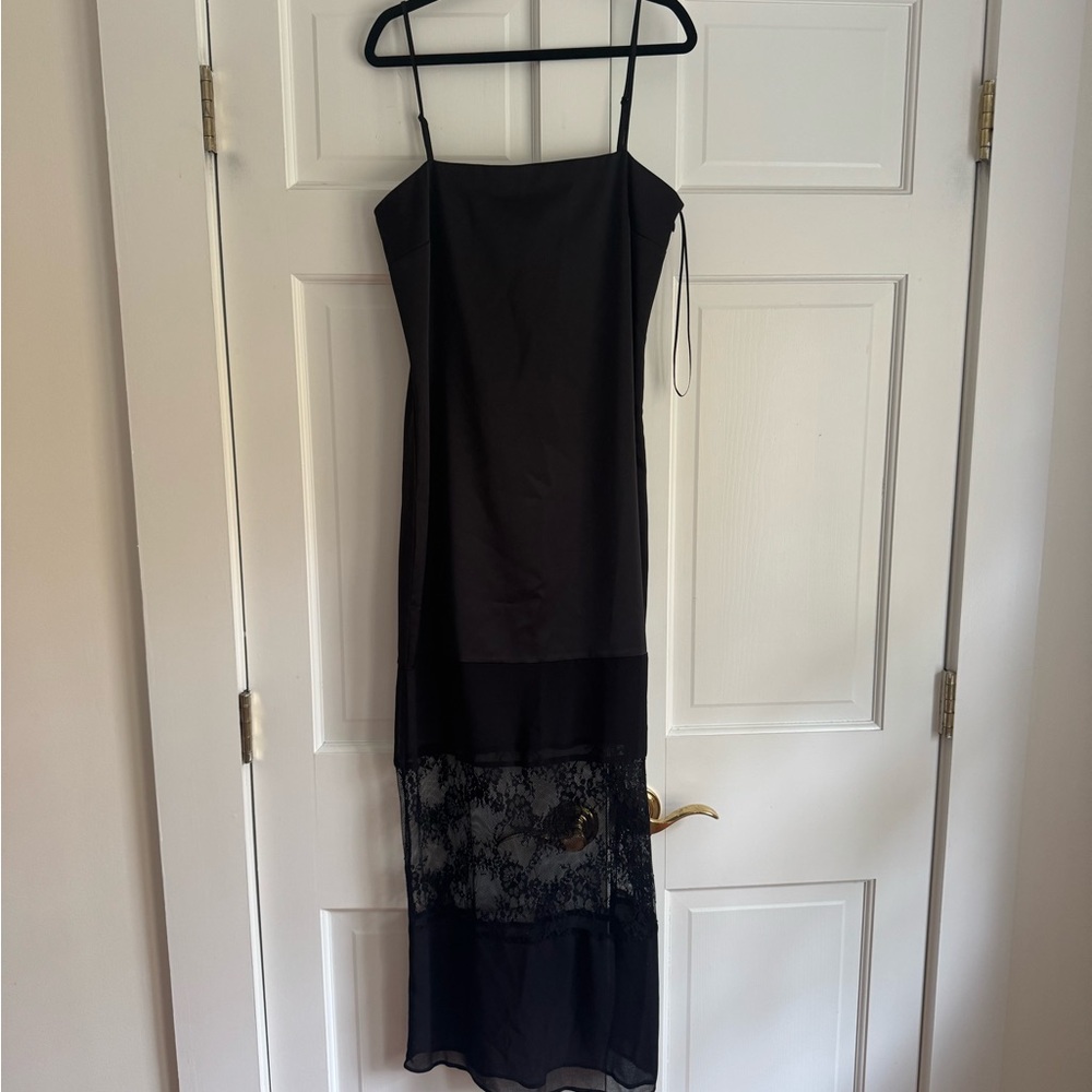 Wayf Black Dress with Elegant Design